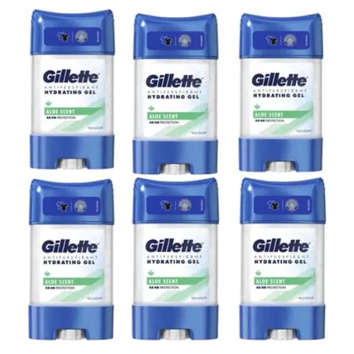 Gillette Hydra Aloë antiperspirant Hydrating gel -  voordeelverpakking - 6 x70 ml