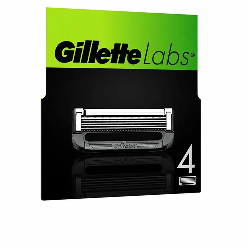Gillette Skincare Labs Navul 4Stuks Scheermesjes Uniseks Transparant Kunststof