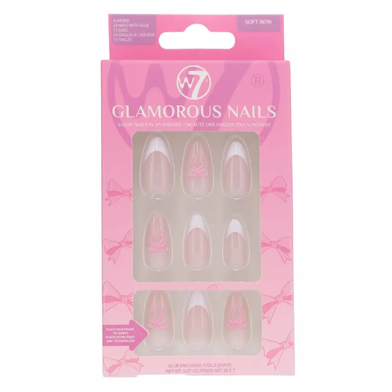 Glamorous Nails Soft Bow