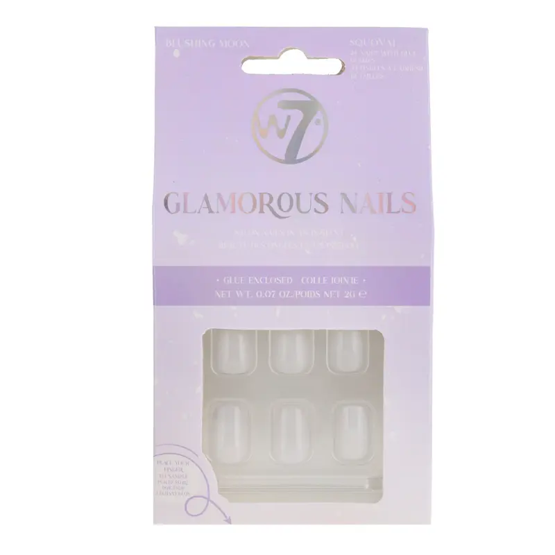 Glamorous Press-On Nails Blushing Moon