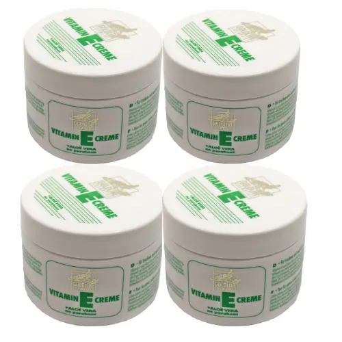 Goldline - Bodycrème - Vitamine-E & Aloë Vera - Gevoelige Huid - Kalmerend - voordeelverpakking - 4 x 250 ml