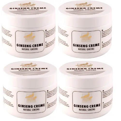 Goldline Natural Gingseng  Bodycrème- voordeelverpakking - 4 x 250 ml