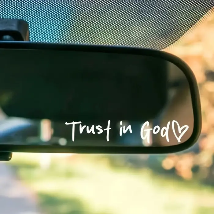 GraceMirror – Inspirierende Auto-Sticker mit christlicher Botschaft