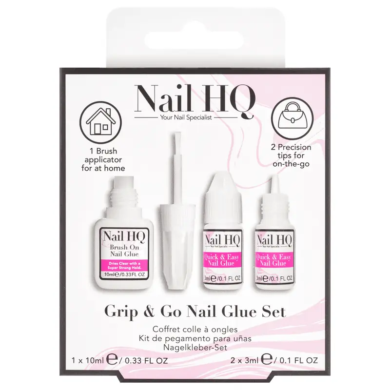 Grip & Go Nail Glue Set