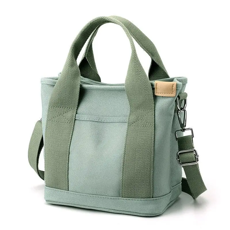 Große Canvas-Organizer-Tasche mit Fächern & breiten Trägern | passend für 13-Zoll-Laptop | nur 400 g, waschbar | 5 Farben