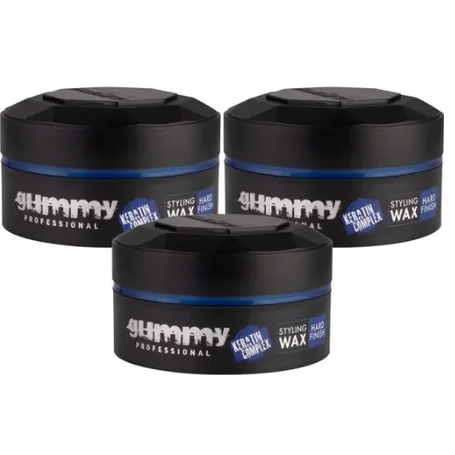 Gummy wax hard finish (3-pack)