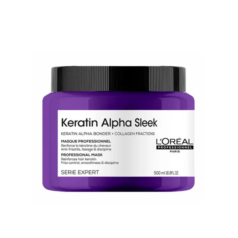 Haarmasker L'Oreal Professionnel Paris KERATIN ALPHA SLEEK 500 ml