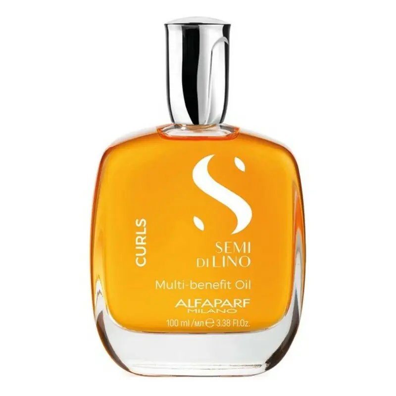 Haarolie Alfaparf Milano Semi Di Lino Curls 100 ml Multifunctioneel