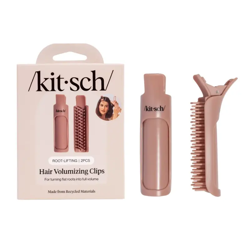 Hair Volumizing Clip Set Terracotta