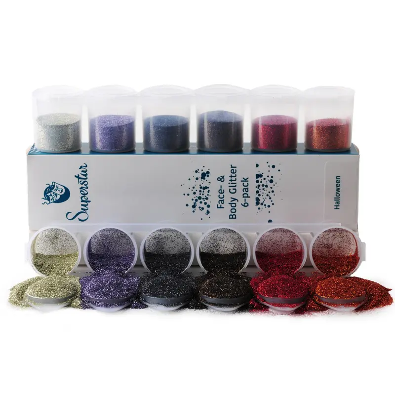 Halloween Fine Glitter Mix 6 Pack