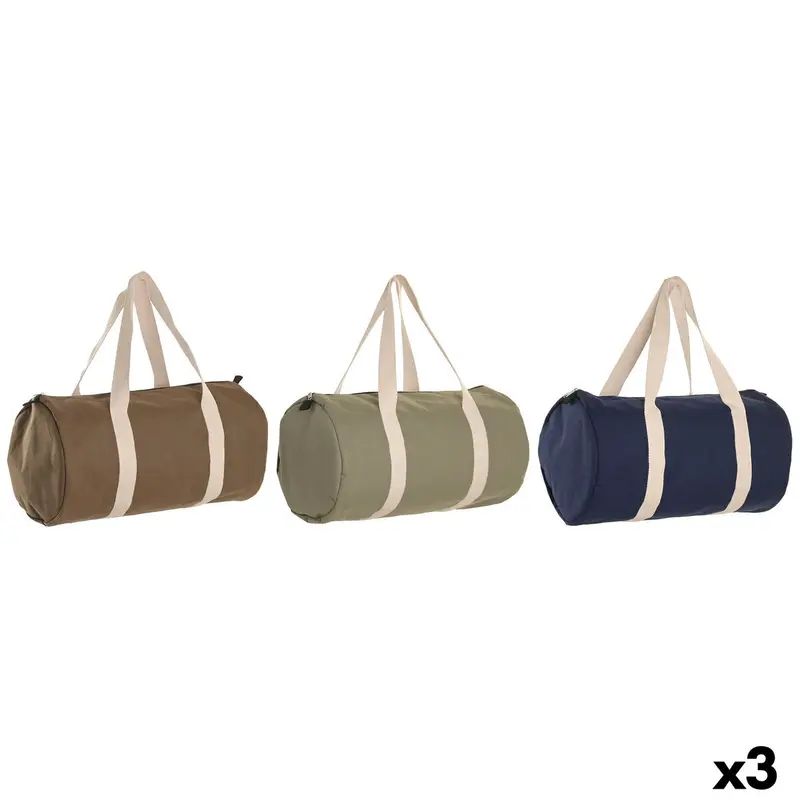 Handtas Dames Home ESPRIT Bruin Groen Marineblauw 50 x 26 x 26 cm (3 Stuks)
