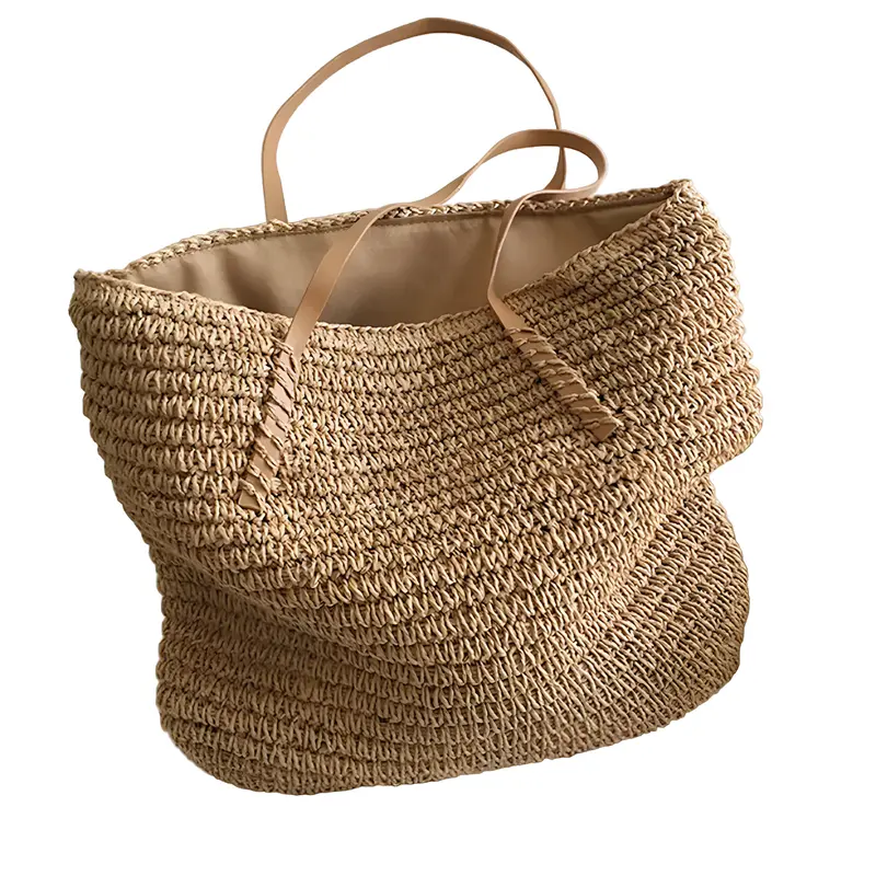 Handtasche | Geflochtene Handtasche mit Schulterriemen für Alltag und Freizeit