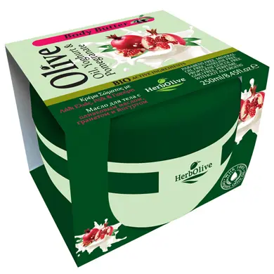 HerbOlive Body Butter Yoghurt & Pomegranate - 250 ml