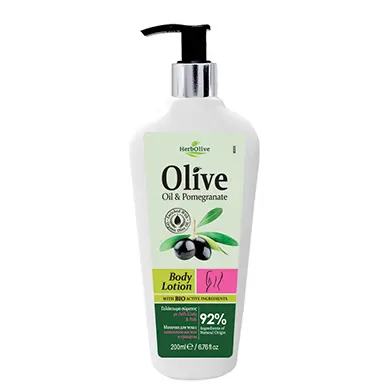 HerbOlive Body Lotion Oil & Pomegranate - 200 ml