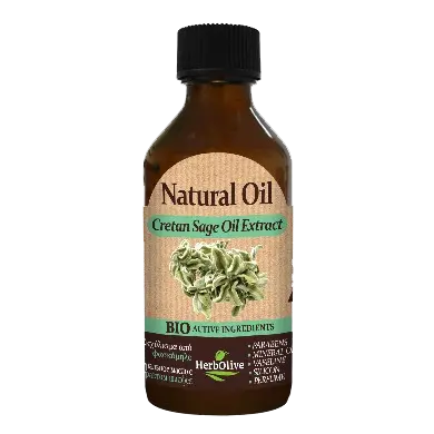 HerbOlive Cretan Sage Oil Extract - 100 ml