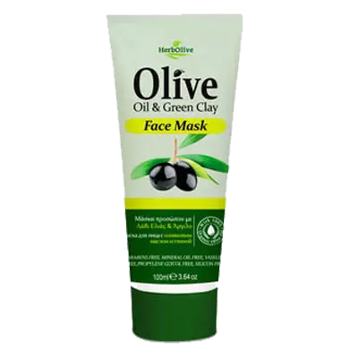 HerbOlive Face Mask Oil & Green Clay - 100 ml