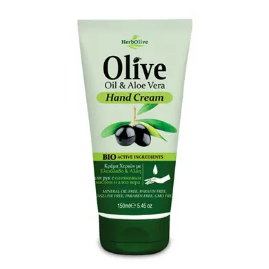 HerbOlive Hand Cream Oil & Aloe Vera - 150 ml