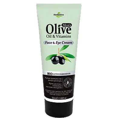 HerbOlive Men's Face and Eye Cream Oils & Vitamins - 50 ml