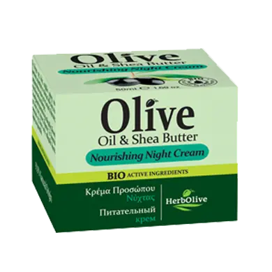 HerbOlive Nourishing Night Cream Oil & Shea Butter - 50 ml