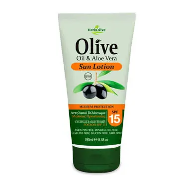 HerbOlive Sun Lotion SPF 15 - 150 ml