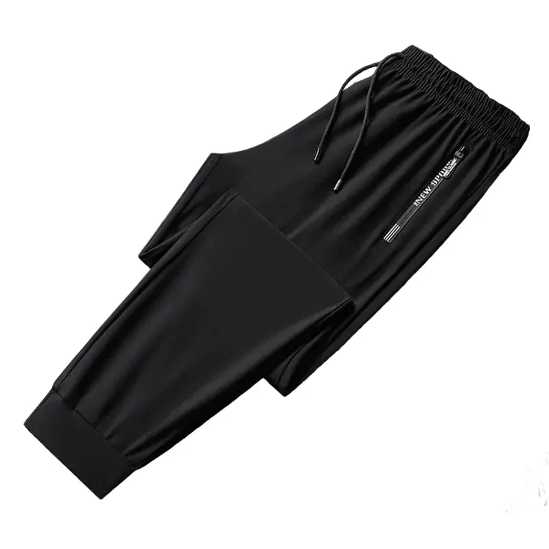 Herren Jogginghose | Schnell trocknende Stretchhose mit Kordelzug und Reißverschlusstaschen für Sport und Alltag