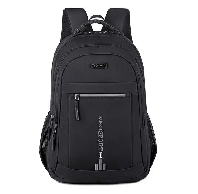 Herren Laptop Rucksack | Wasserabweisendes Oxford-Gewebe mit 15,6-Zoll-Laptopfach & USB-Ladeanschluss