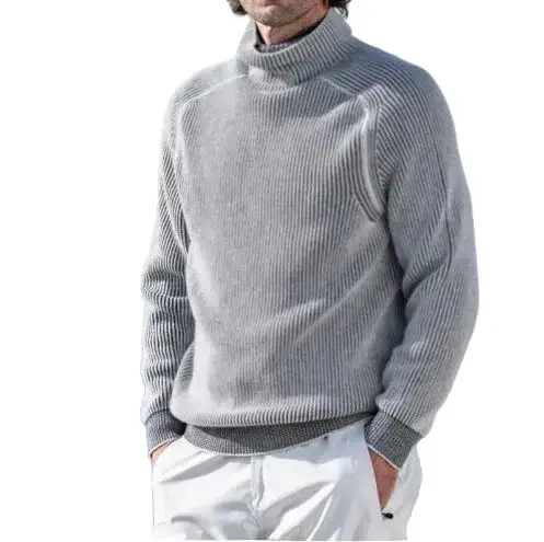 Herren Rollkragenpullover weich und warm | Klassischer Pullover mit angenehmer Haptik in verschiedenen Farben für Alltag und Büro