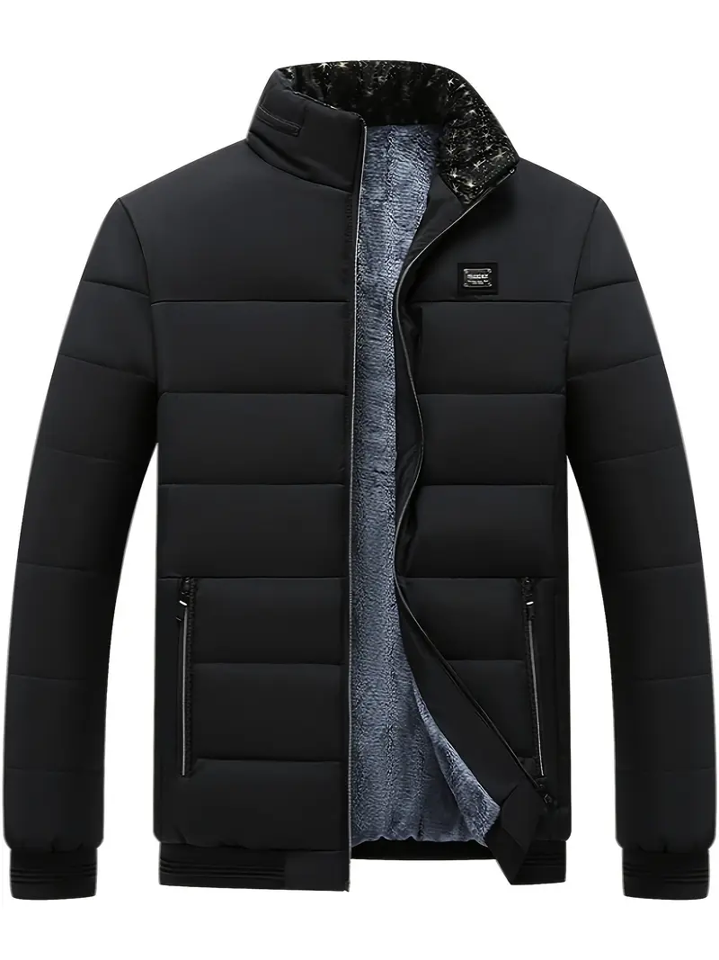 Herren Steppjacke | Gefütterte Übergangsjacke mit praktischen Taschen für Alltag, Freizeit und kühle Tage