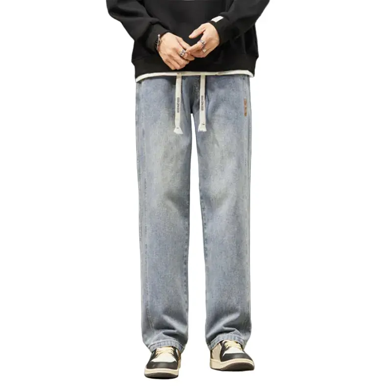 Herren Straight Jeans | Locker geschnittene Jeans mit geradem Bein