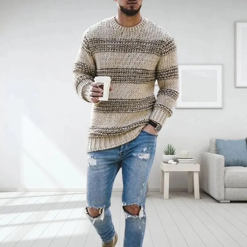 Herren Strickpullover | Weicher Pullover mit Stretch-Komfort und atmungsaktivem, knitterarmem Material