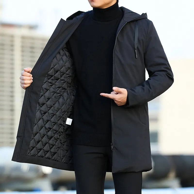 Herren Winterparka wasserdicht und warm | Isolierte Parka Jacke mit mehreren Taschen für Regen, Schnee und kalte Wintertage