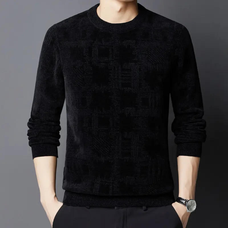 Herren Winterpullover klassisch und warm | Atmungsaktiver Pullover mit bequemer Passform für Büro, Freizeit und Alltag