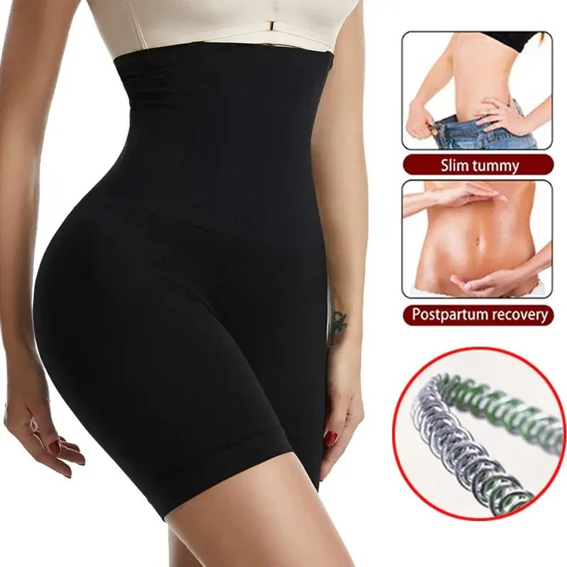 High Waist Shapewear Shorts für Damen | Figurformender Bauch- & Hüftformer | Glättender Body Shaper für mehr Kurven