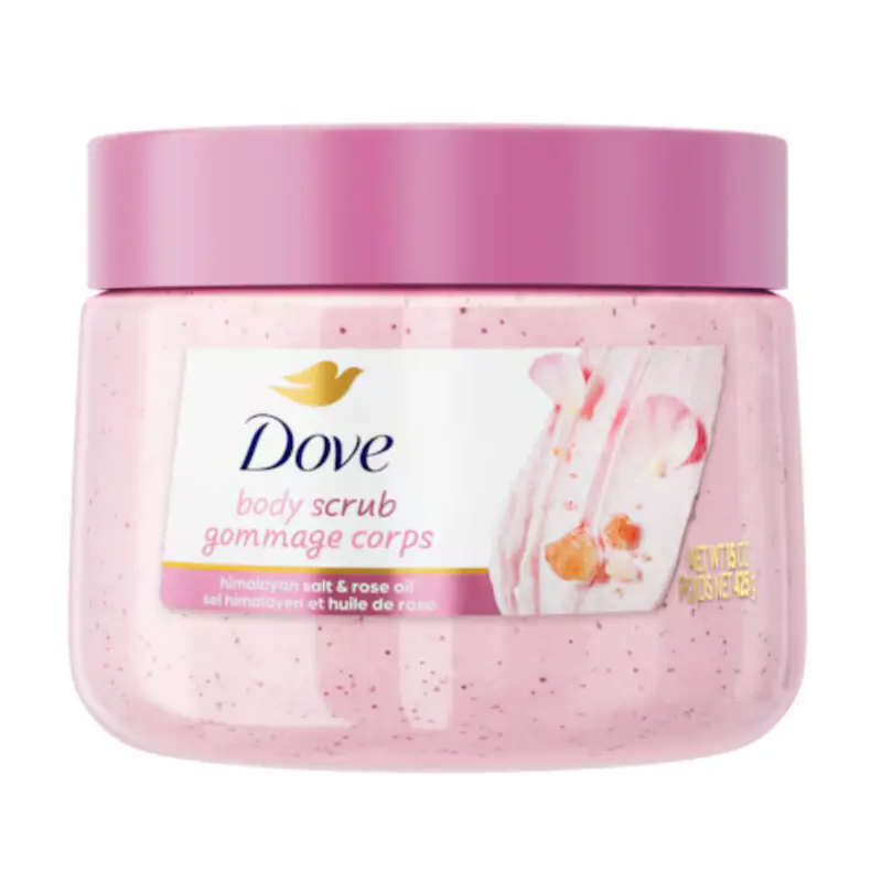 Himalayan Salt & Rose Oil Exfoliating Body Scrub