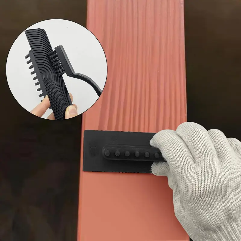 Holzmaserungs-Roller Set 2-teilig | Strukturroller für realistische Holzoptik auf Wänden & Möbeln | DIY Malerwerkzeug mit ergonomischem Griff