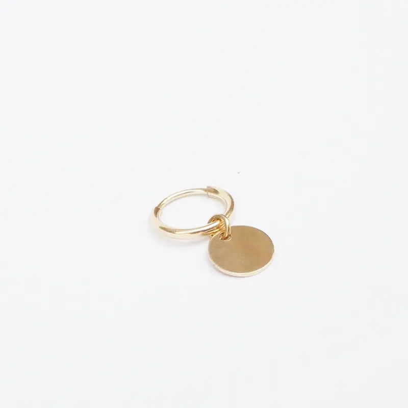 Hoop - Coin Pendant