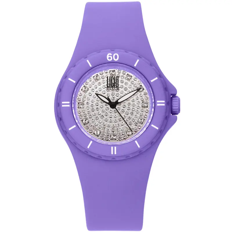 Horloge Dames Light Time SILICON STRASS (Ø 36 mm)