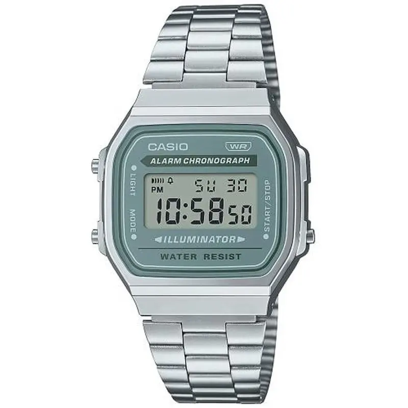 Horloge Dames / Unisex Casio A168WA-3AYES Groen Ø36mm