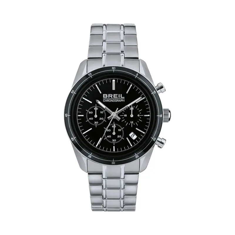 Horloge Heren Breil TW1897 Zwart Zilverkleurig