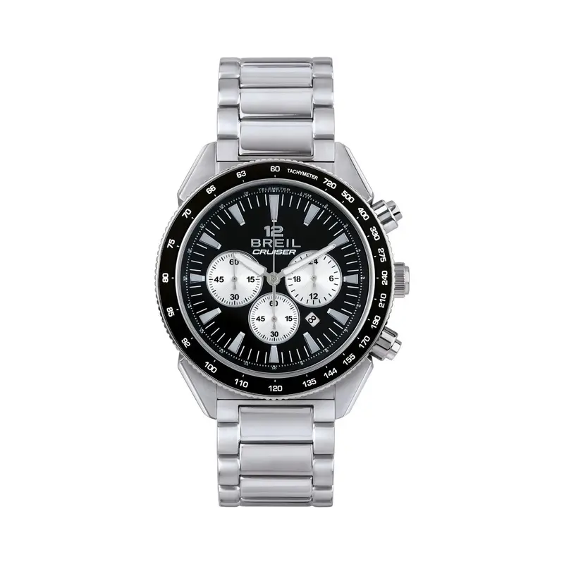 Horloge Heren Breil TW1924 Zwart Zilverkleurig (Ø 44 mm)