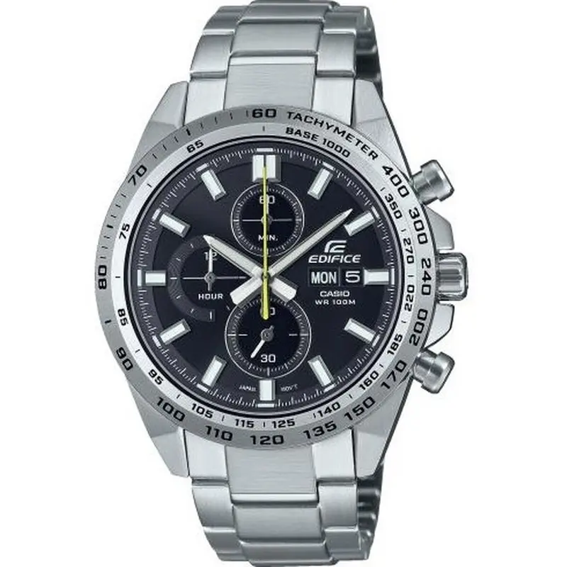 Horloge Heren Casio EFR-574D-1AVUEF Zwart Zilverkleurig