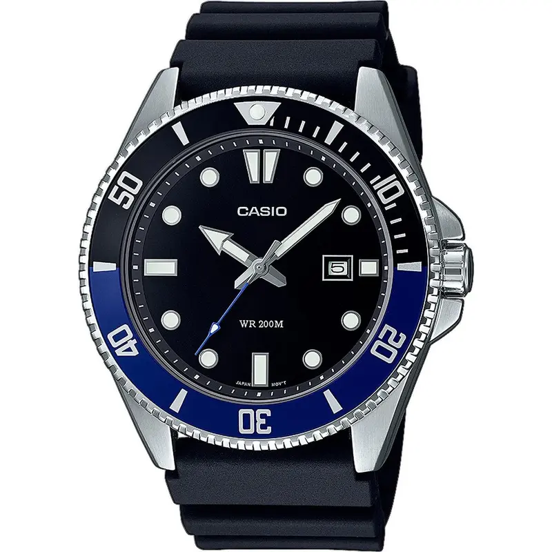 Horloge Heren Casio MDV-107-1A2VEF Zwart (Ø 44 mm)