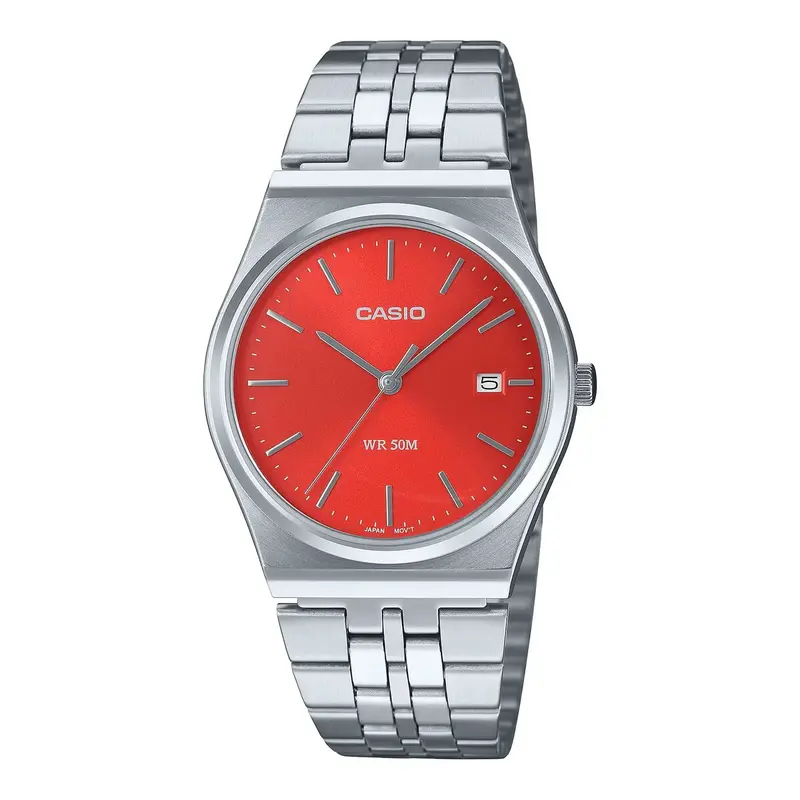 Horloge Heren Casio MTP-B145D-4A2VE Zilverkleurig (Ø 35 mm)