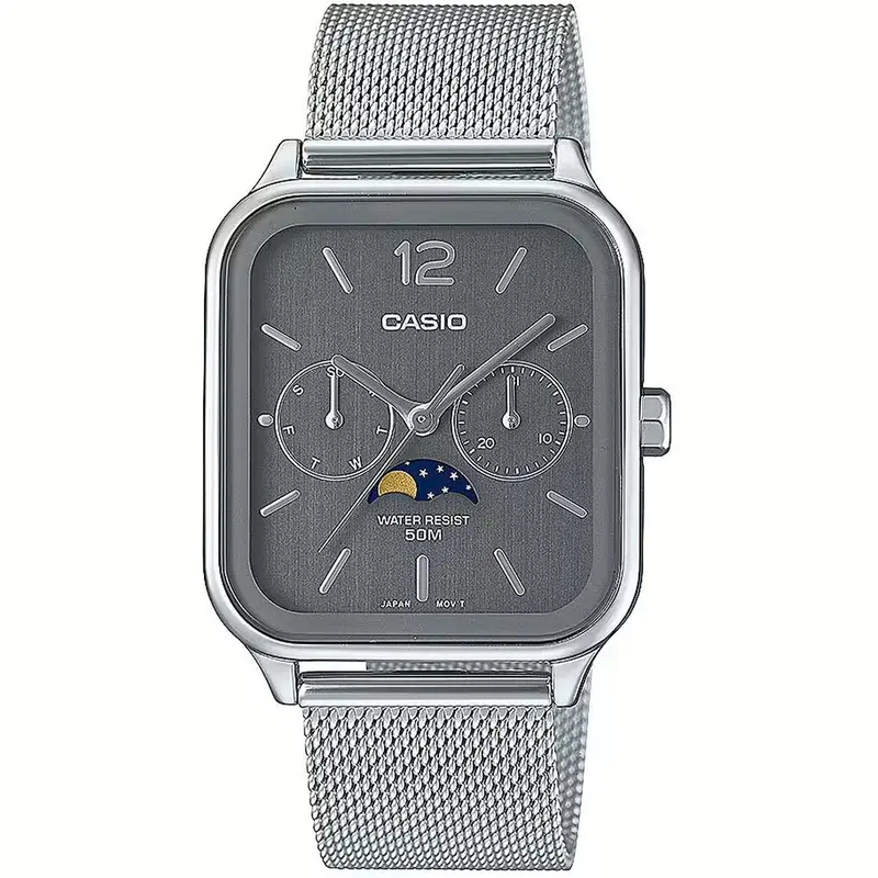 Horloge Heren Casio MTP-M305M-8AVER Grijs Zilverkleurig