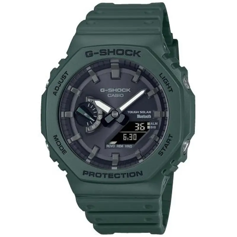 Horloge Heren Casio NEW OAK - BLUETOOTH + TOUGH SOLAR Zwart (Ø 44,5 mm) (Ø 45,5 mm)