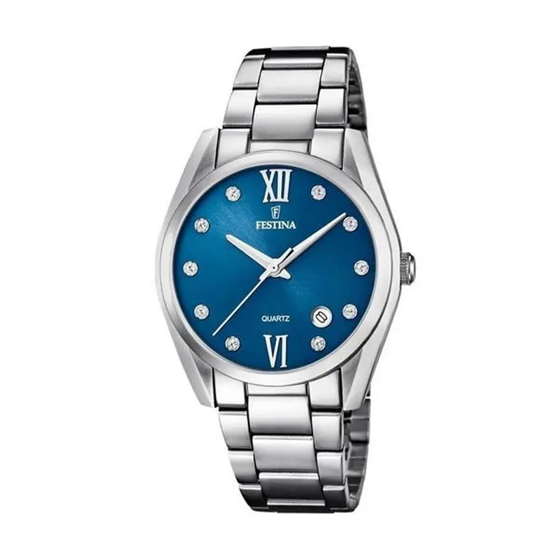 Horloge Heren Festina F16790/C Zilverkleurig Ø 38 mm