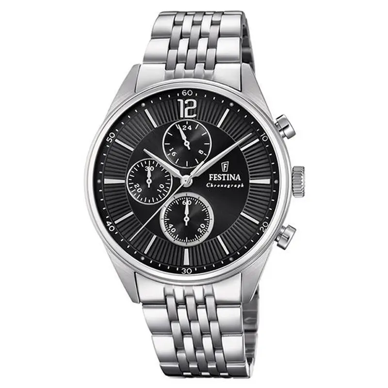 Horloge Heren Festina F20285/4 Zwart Zilverkleurig