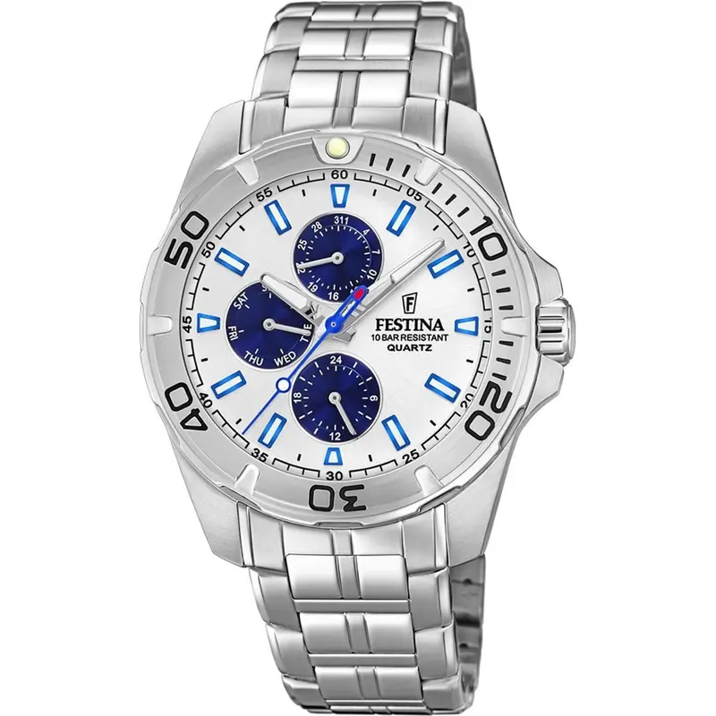 Horloge Heren Festina F20445/1 Zilverkleurig
