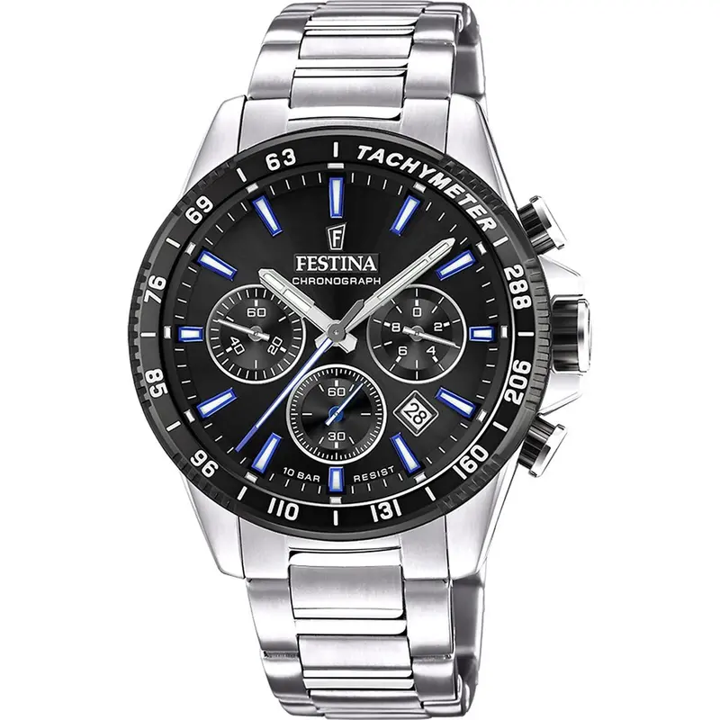 Horloge Heren Festina F20560/5 Zwart Zilverkleurig
