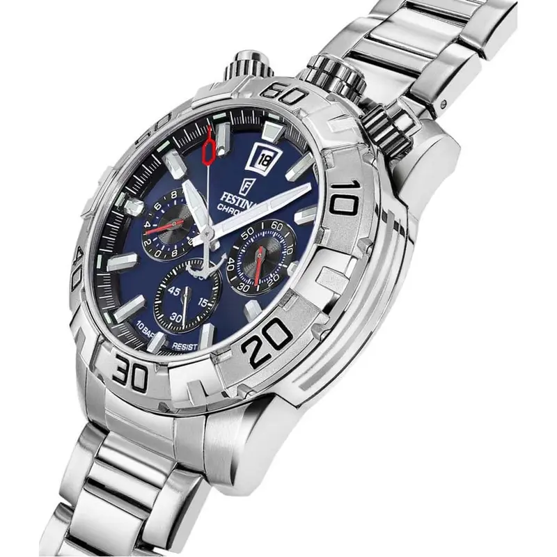Horloge Heren Festina F20743/1 Zilverkleurig